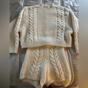 Mango Cream Knit Set